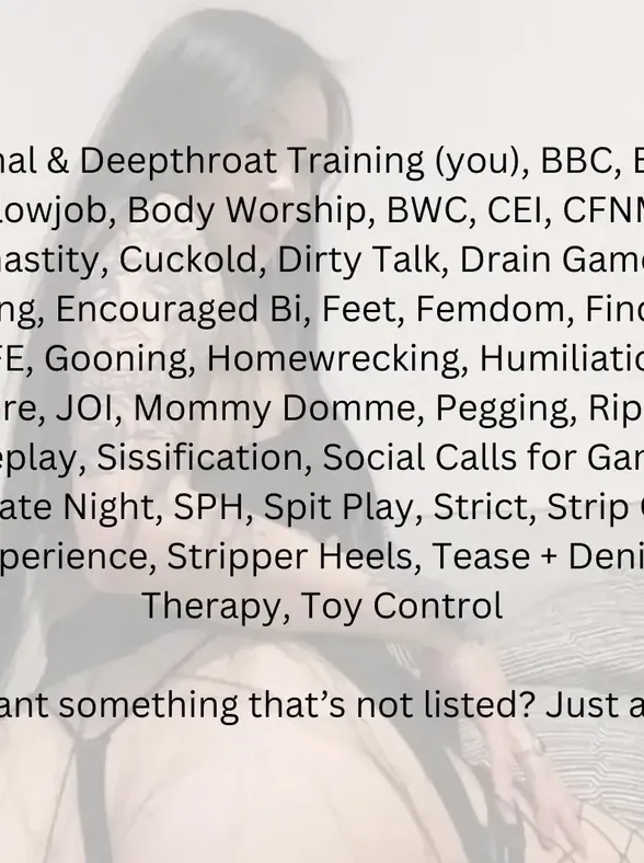 kiras kunt fetish list